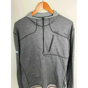 5.11 Tactical Recon Half Zip Long Sleeve Pullover Men's Gray Fleece Lining XL